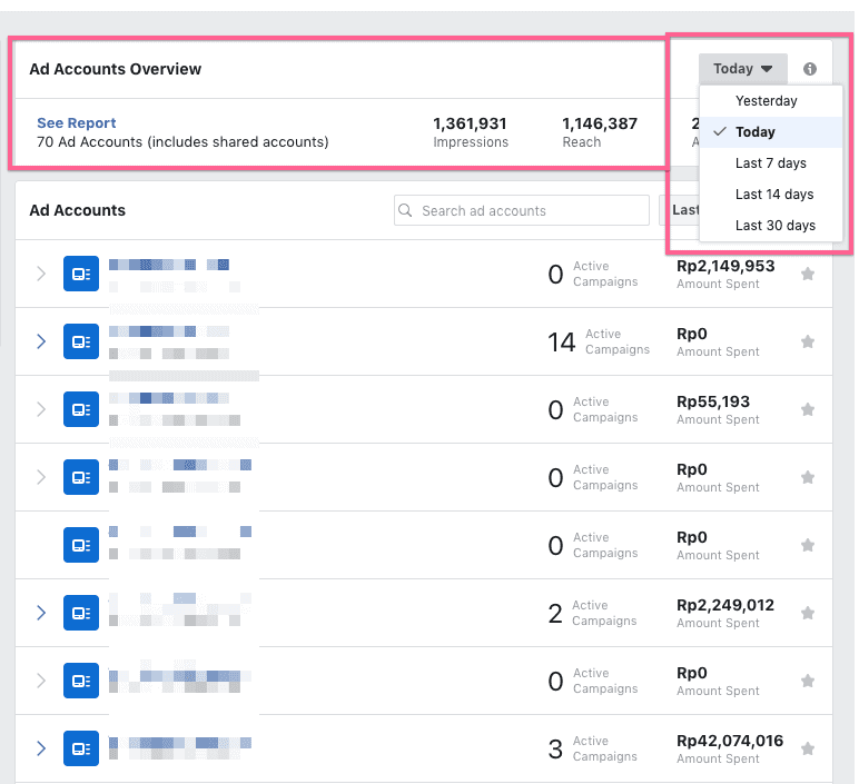 Facebook Ads Reporting - Digital Pustaka Lebah